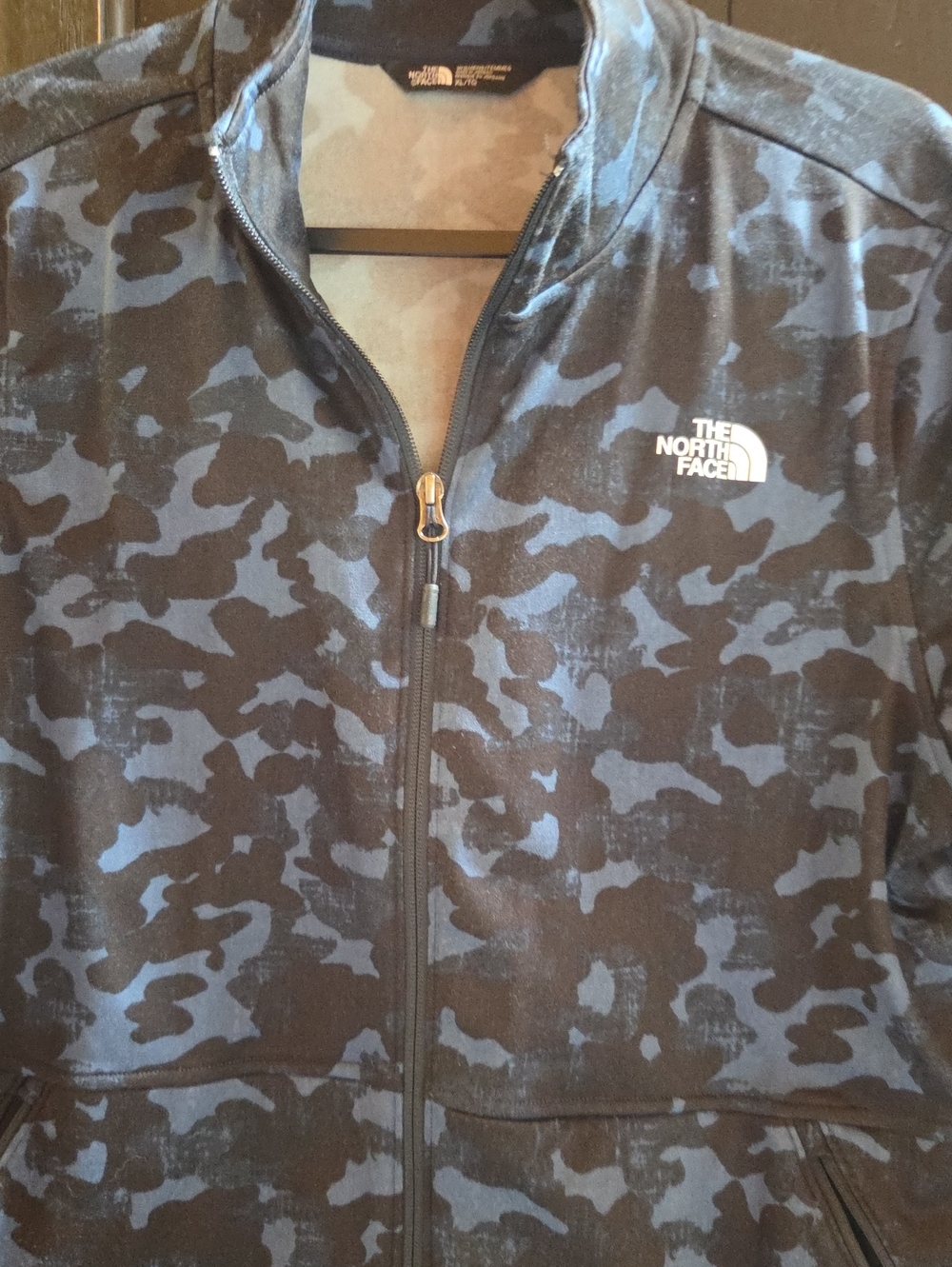 North Face Zip Up Hoodie Without Hood.